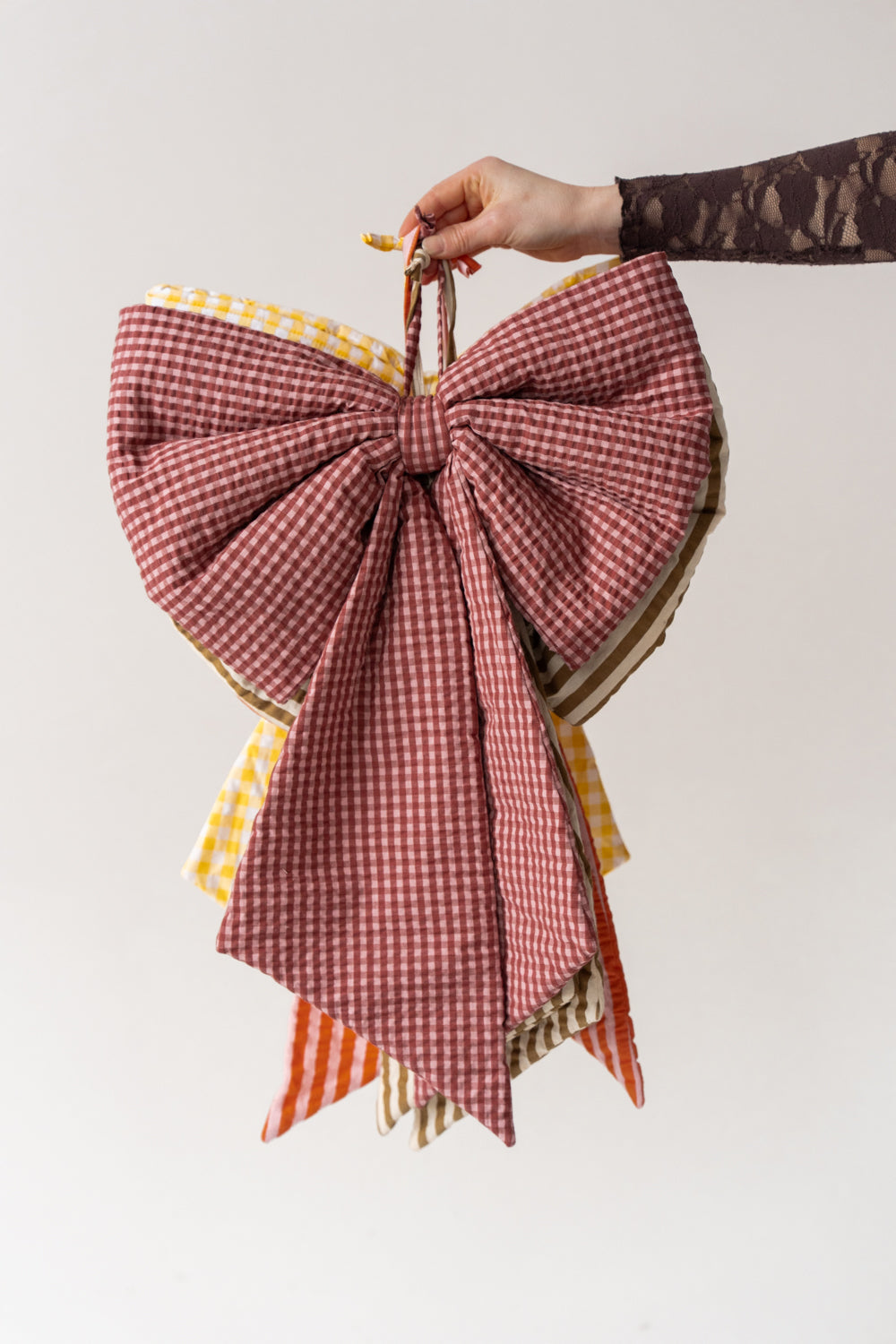 "Rusty Stripes" Decorative Bow
