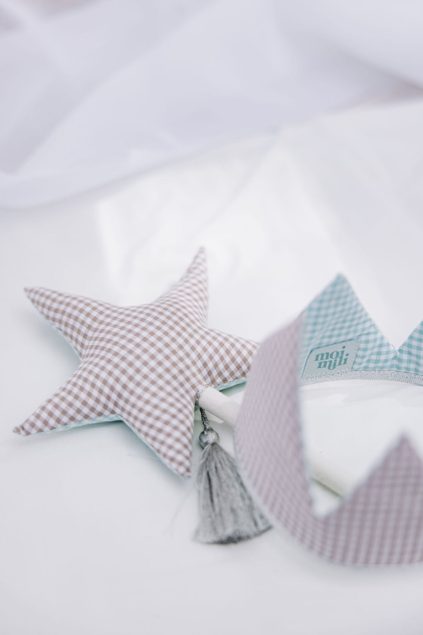 “First Birthday” Cotton Crown and Wand Magic Set
