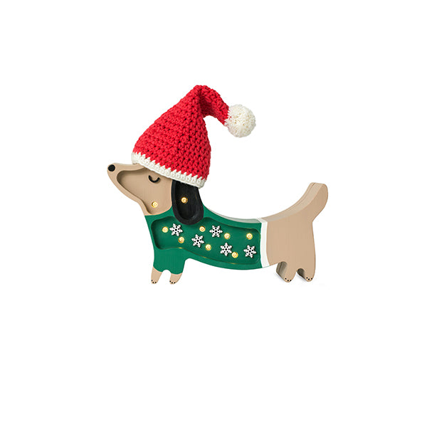 Little Lights Mini Holiday Puppy Lamp ~ Limited Edition