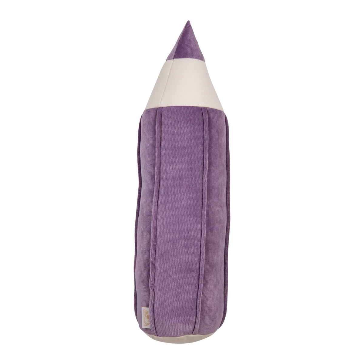 "Purple" Velvet Crayon Pillow