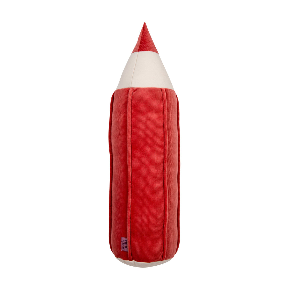 "Coral" Velvet Crayon Pillow