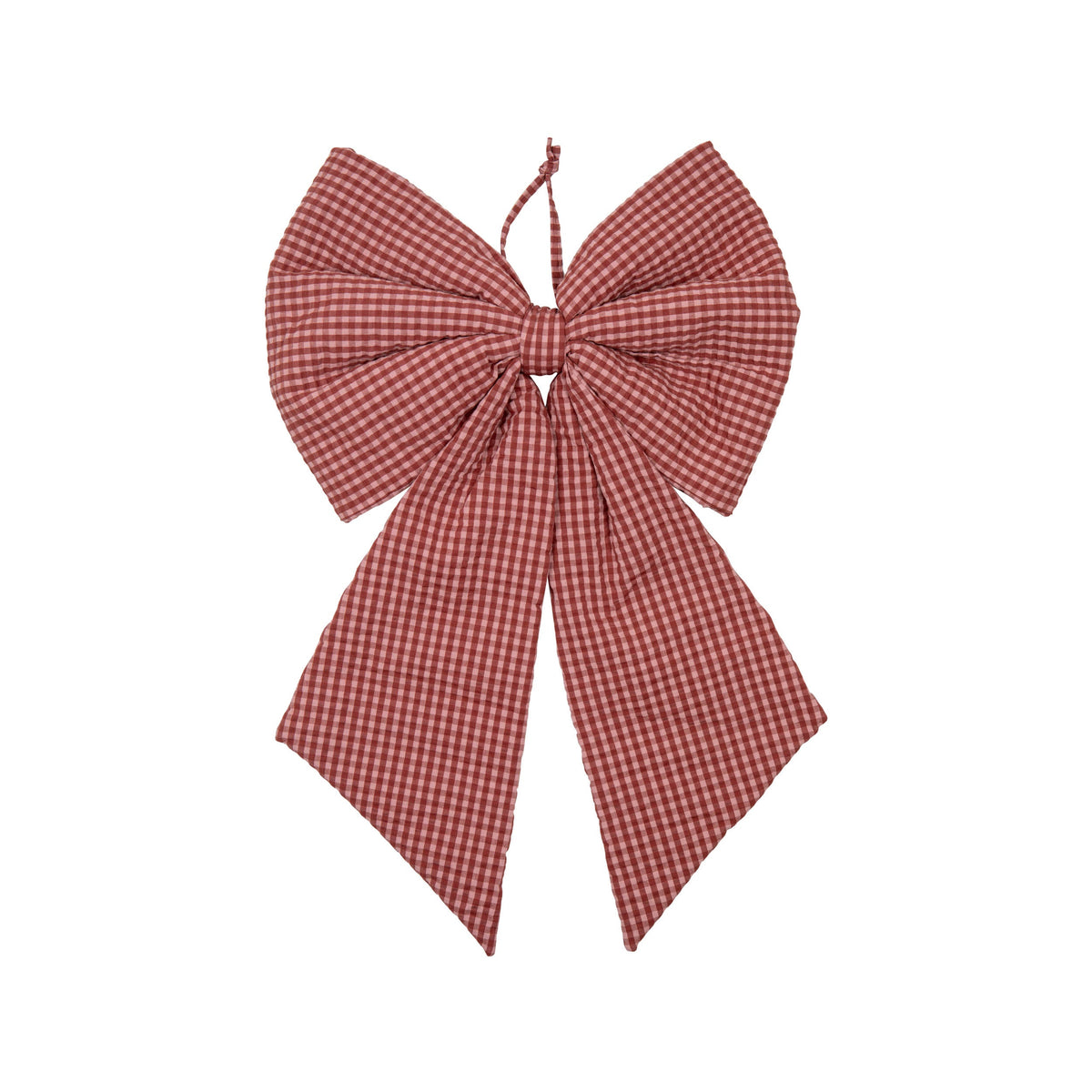 "Pink Check" Decorative Bow