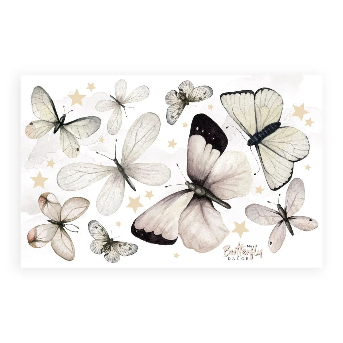 Butterfly Dance Wall Decal Set