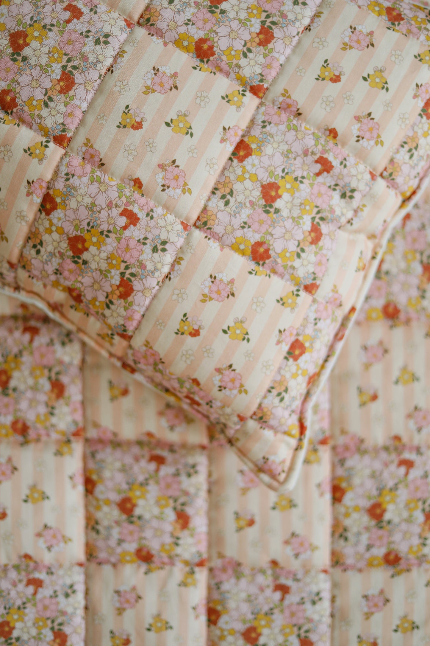 Cotton quilted "Spring Garden" Child Cover Set (Large)