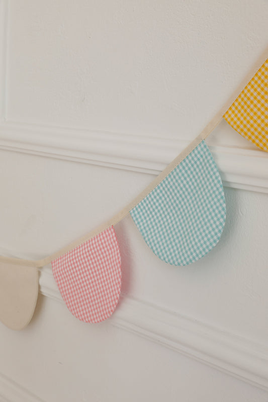 “Spring Garden” Garland with Half Moons
