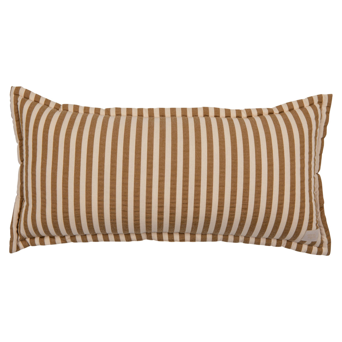 "Olive Stripes" Bolster Pillow