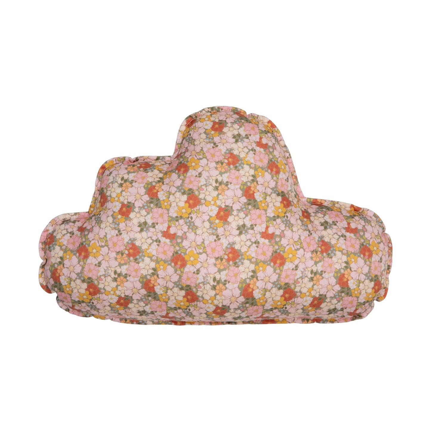 Satin Cotton "Green Garden" Cloud Pillow