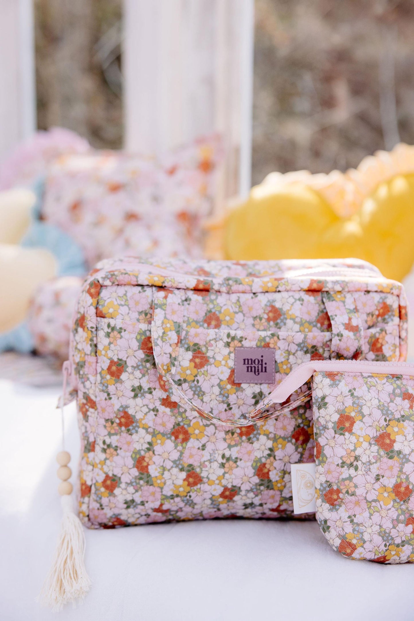 "Green Garden" Makeup bag Big size