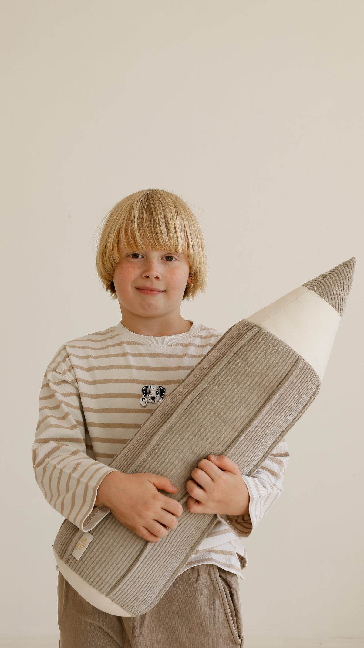 "Latte" Corduroy Crayon Pillow