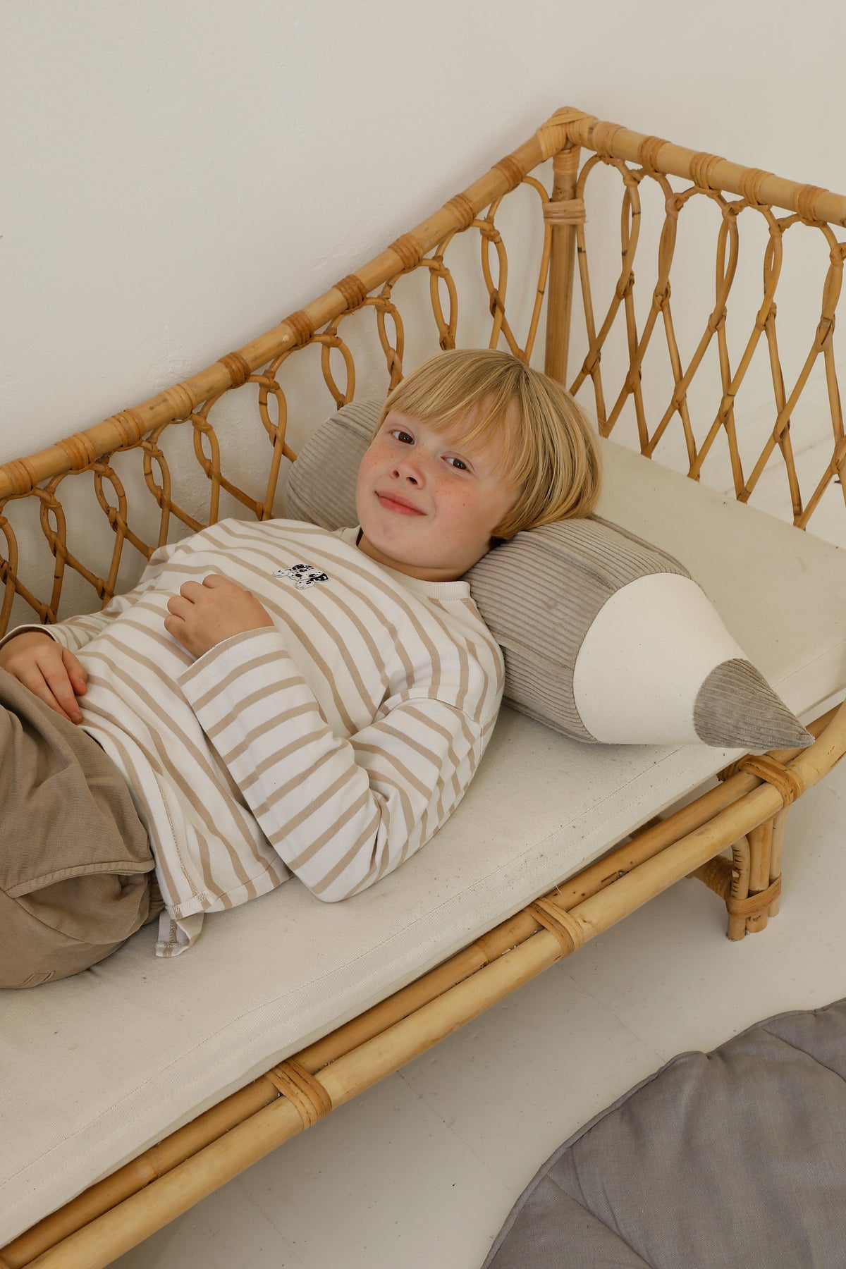 "Latte" Corduroy Crayon Pillow