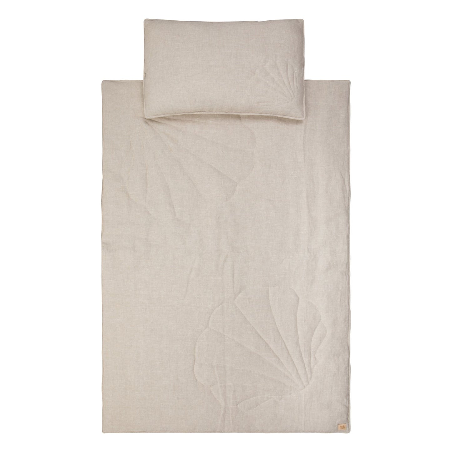 Linen "Sand" Shell Child Cover Set (Large)