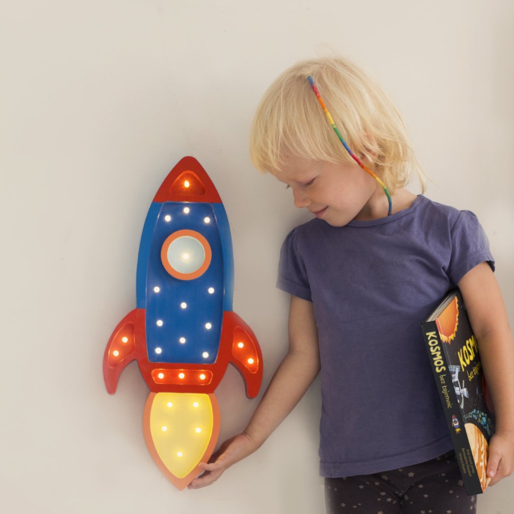 Little Lights Rocket Ship Lamp - Little Lights US