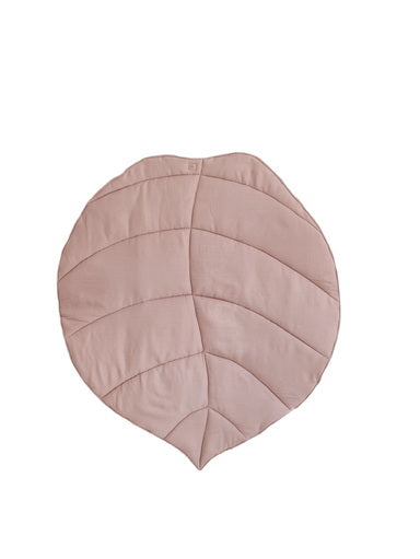 Outlets Linen Leaf Mat “Powder Pink”