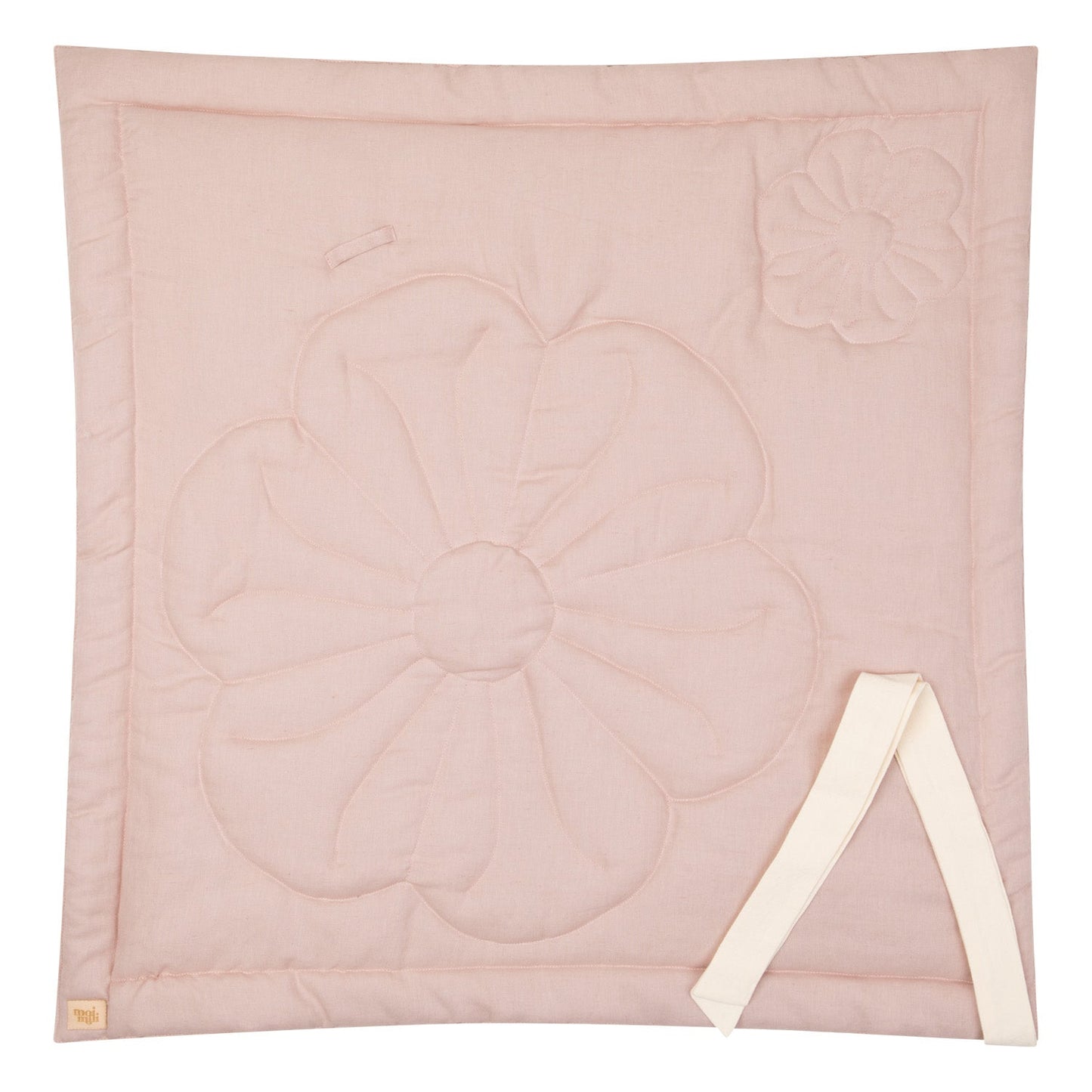 "Powder Pink" Linen Flower Baby Horn