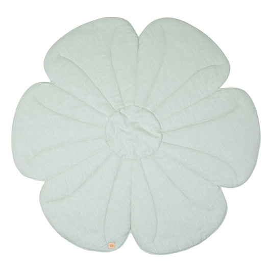Linen "Mint" Flower Mat