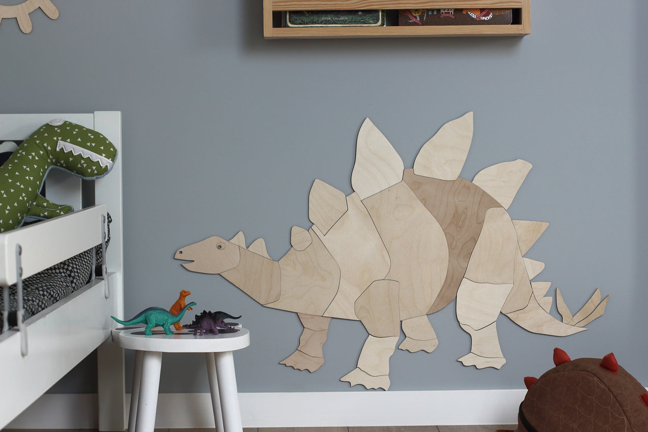 Stegosaurus Dinosaur Wall Decoration Origami