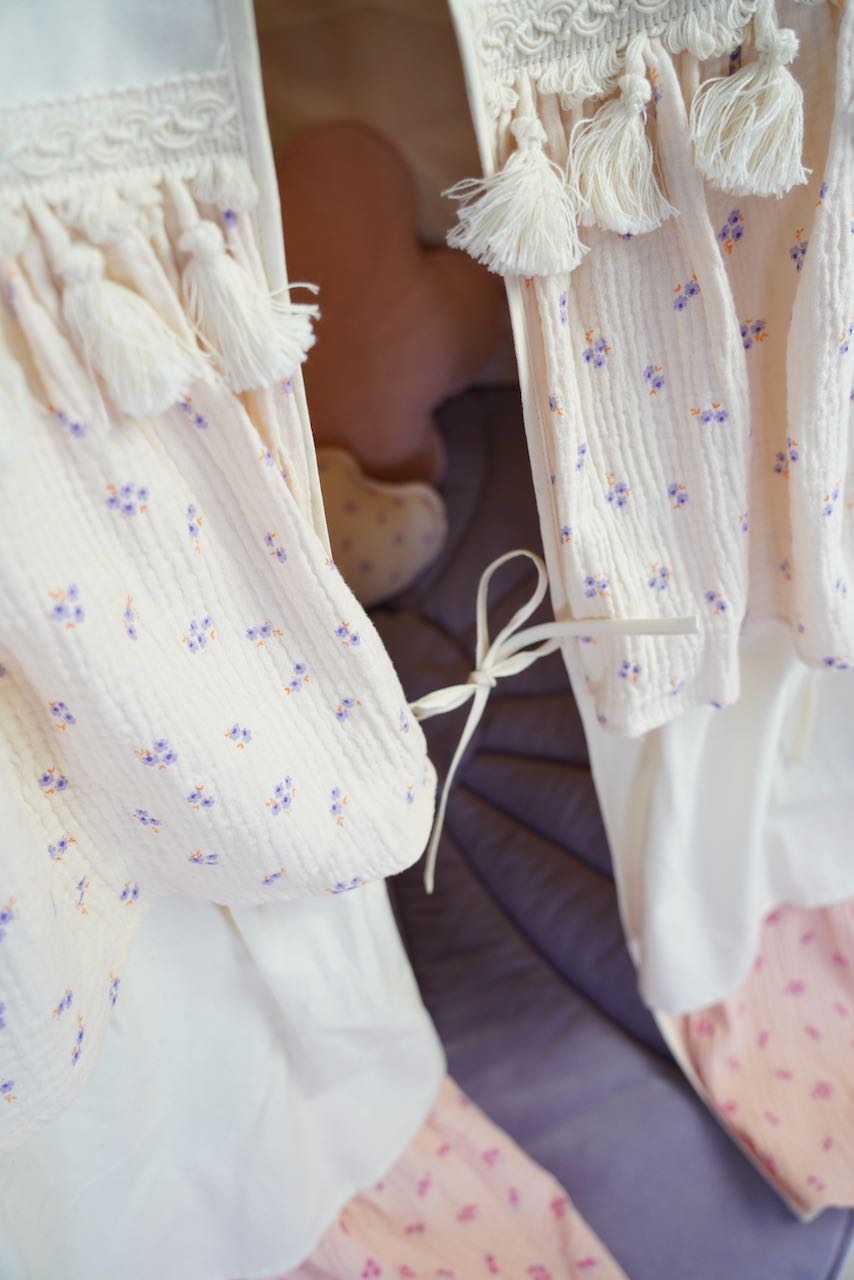 "Forget-me-not" Teepee Tent with Frills