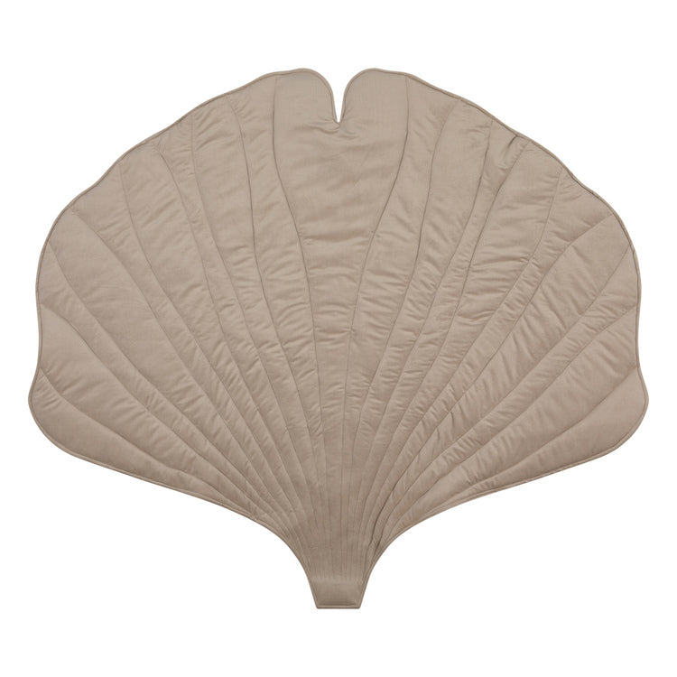 Velvet “Cream” Ginkgo Leaf Mat