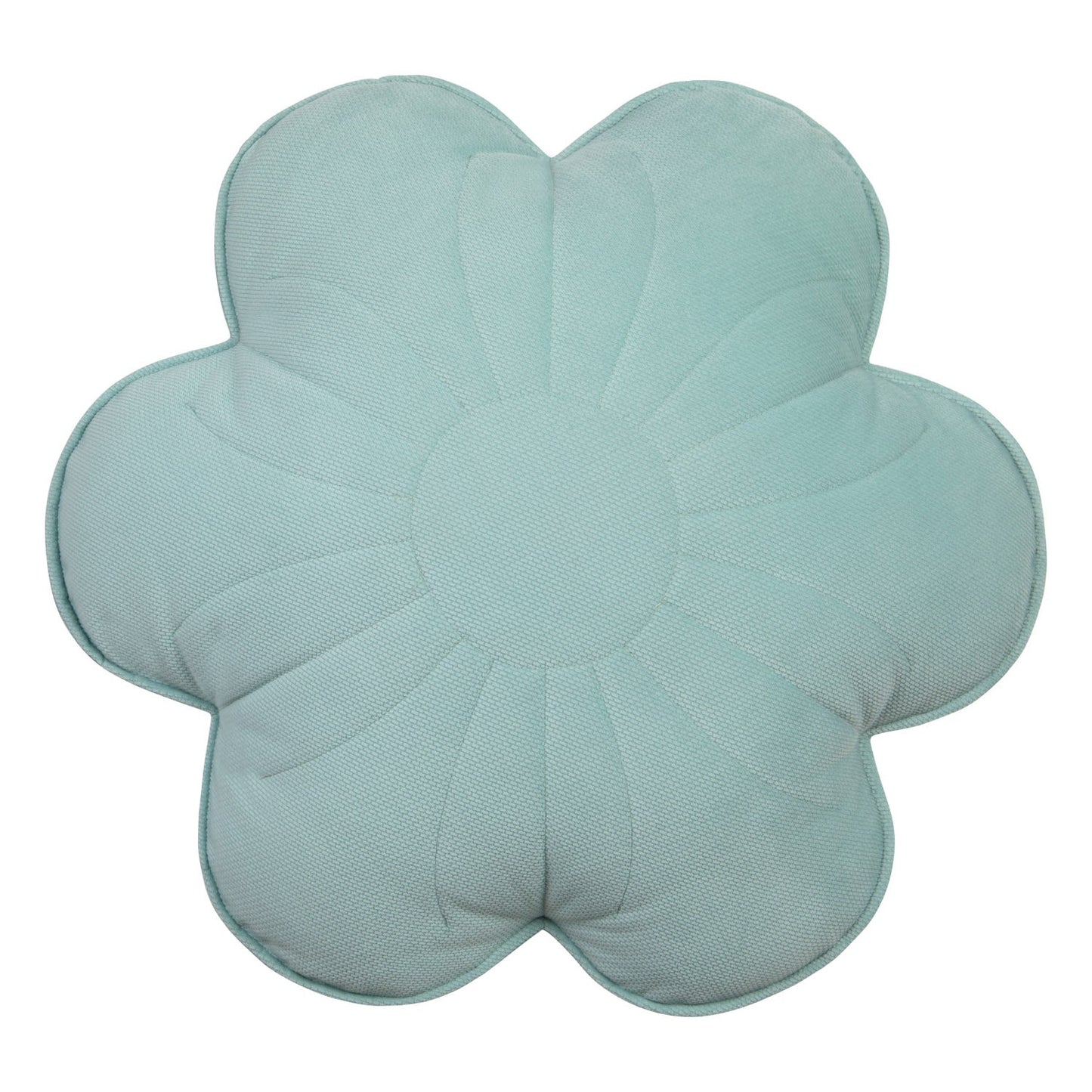 Velvet "Mint" Flower Pillow