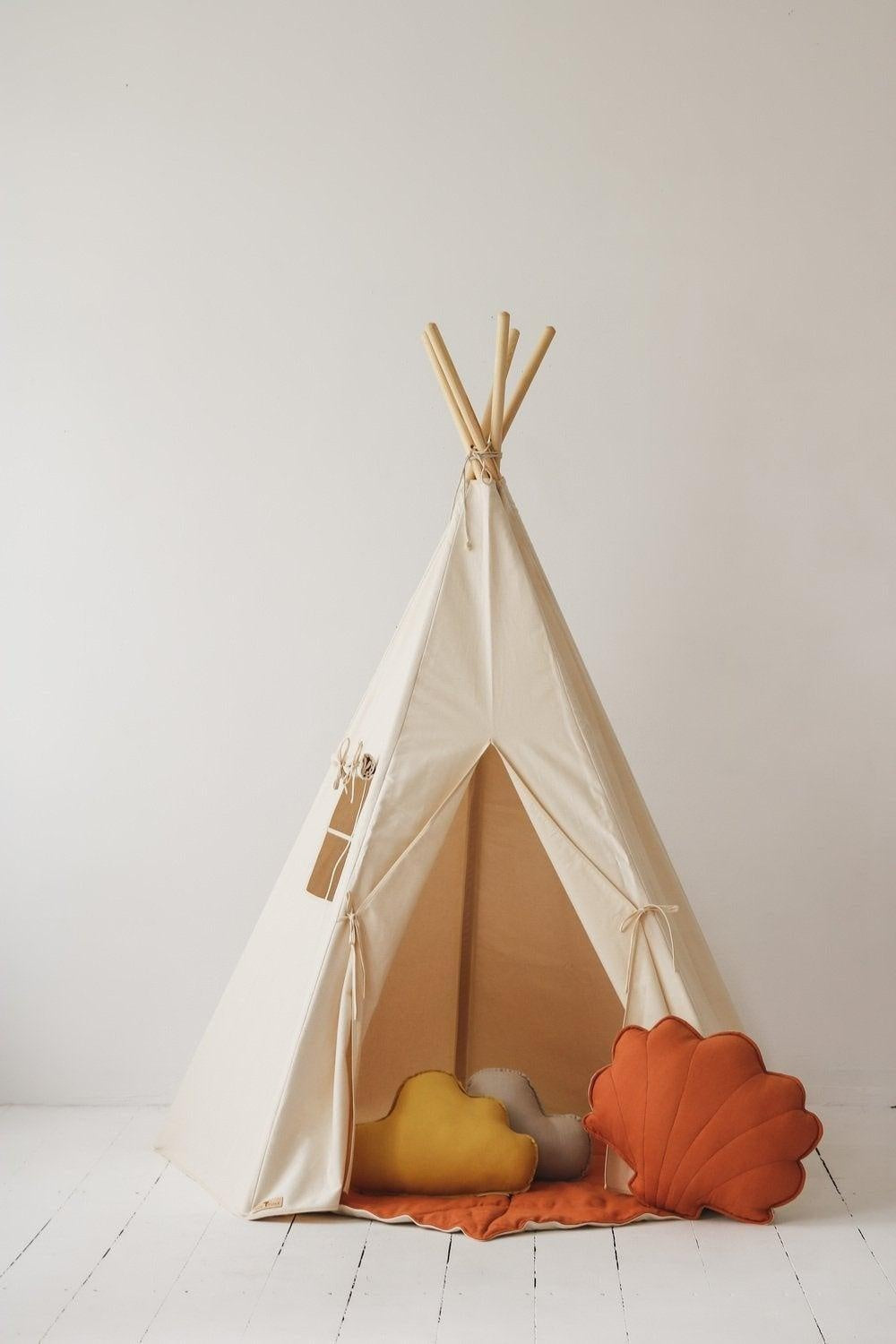 “Beige” Teepee and Mat Set - Moi Mili