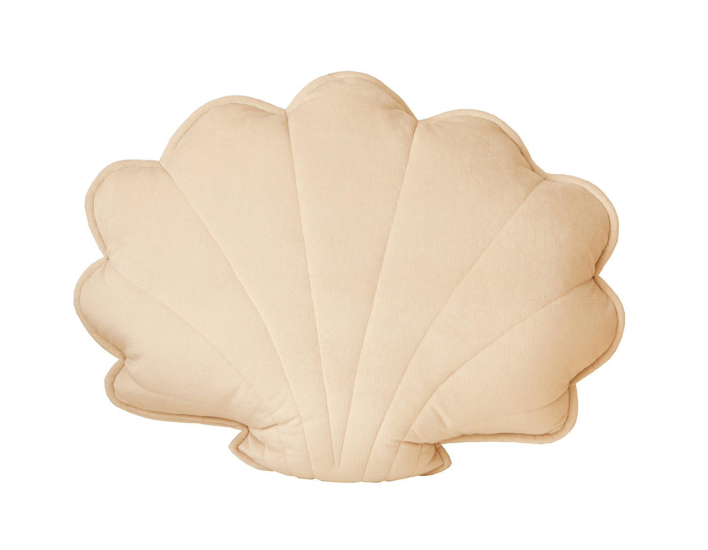 Large Velvet “Cream” Shell Pillow