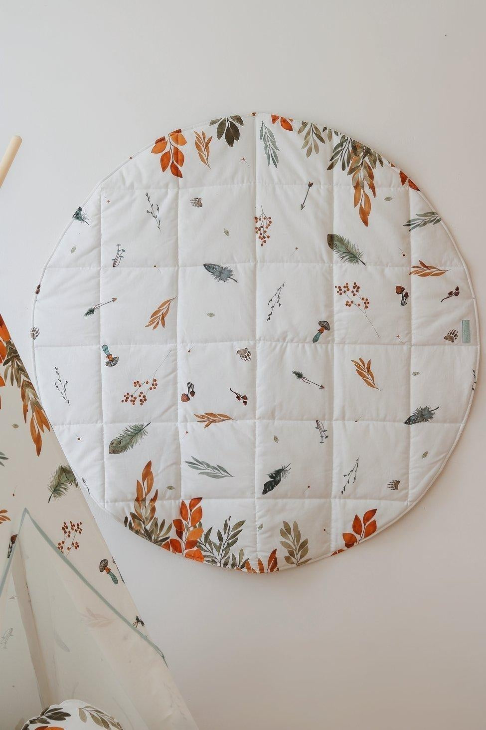 “Forest Friends” Round Cotton Mat - Moi Mili