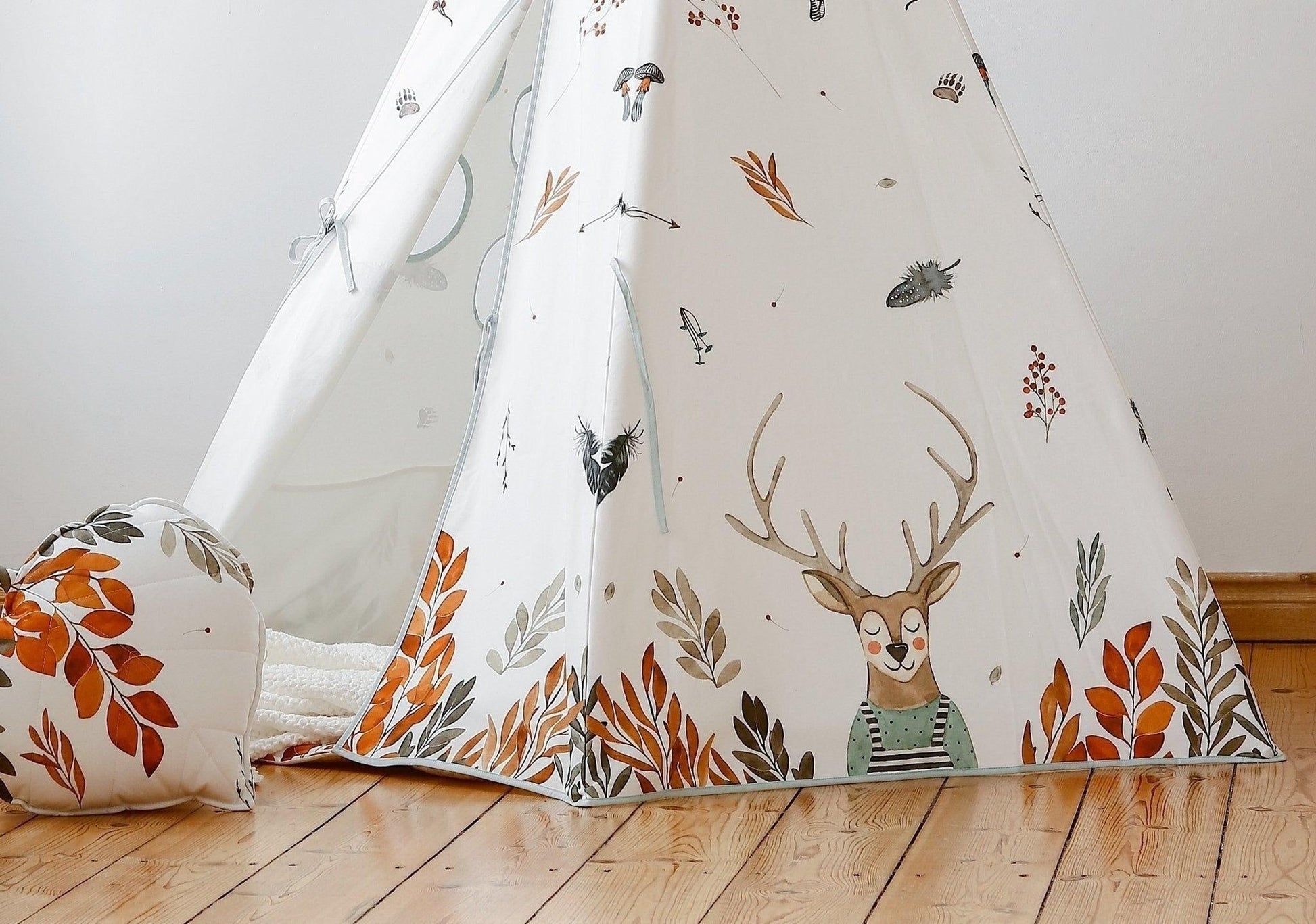 “Forest Friends” Teepee and Mat Set - Moi Mili