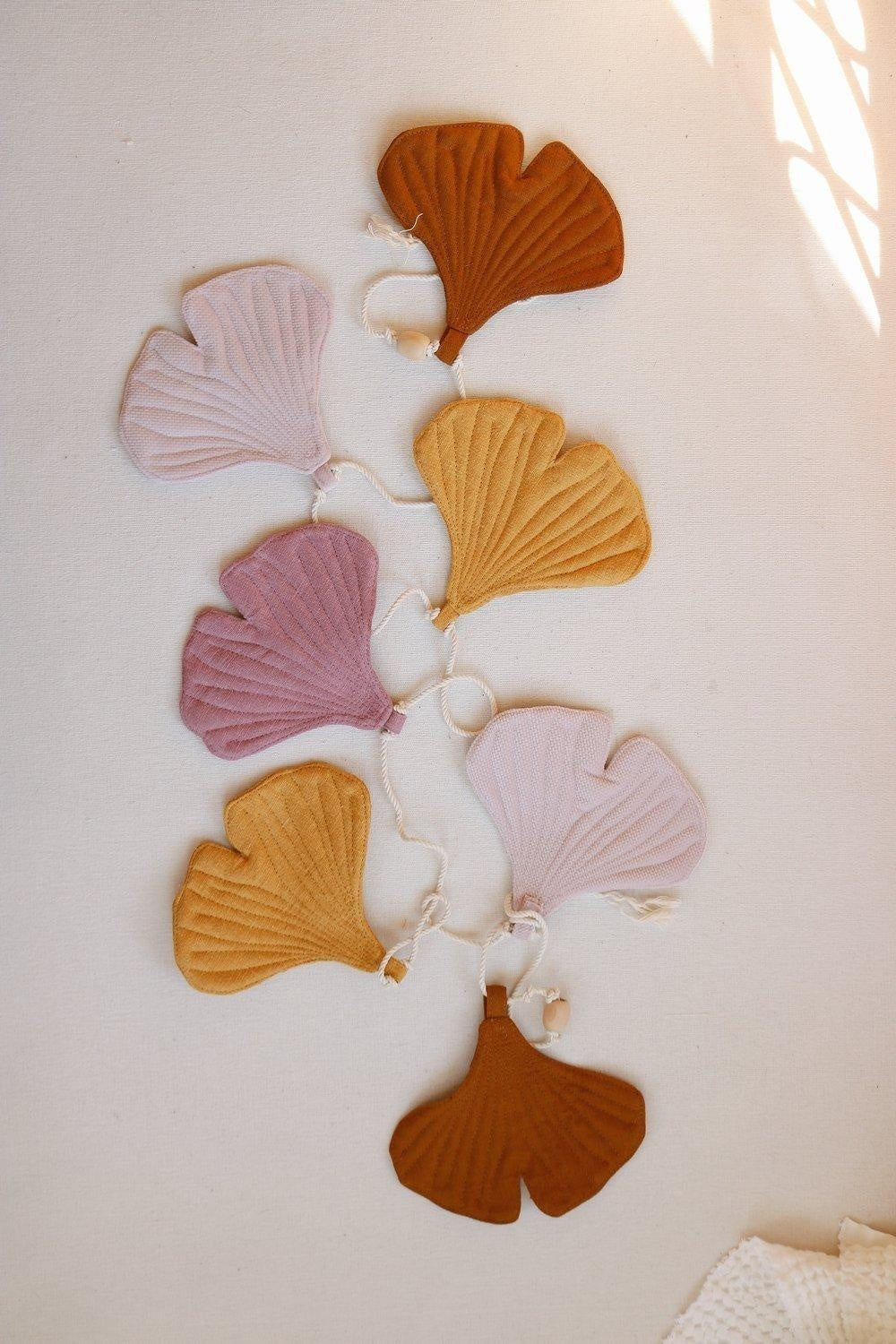 “Late Autumn” Garland with Ginkgo Leaves