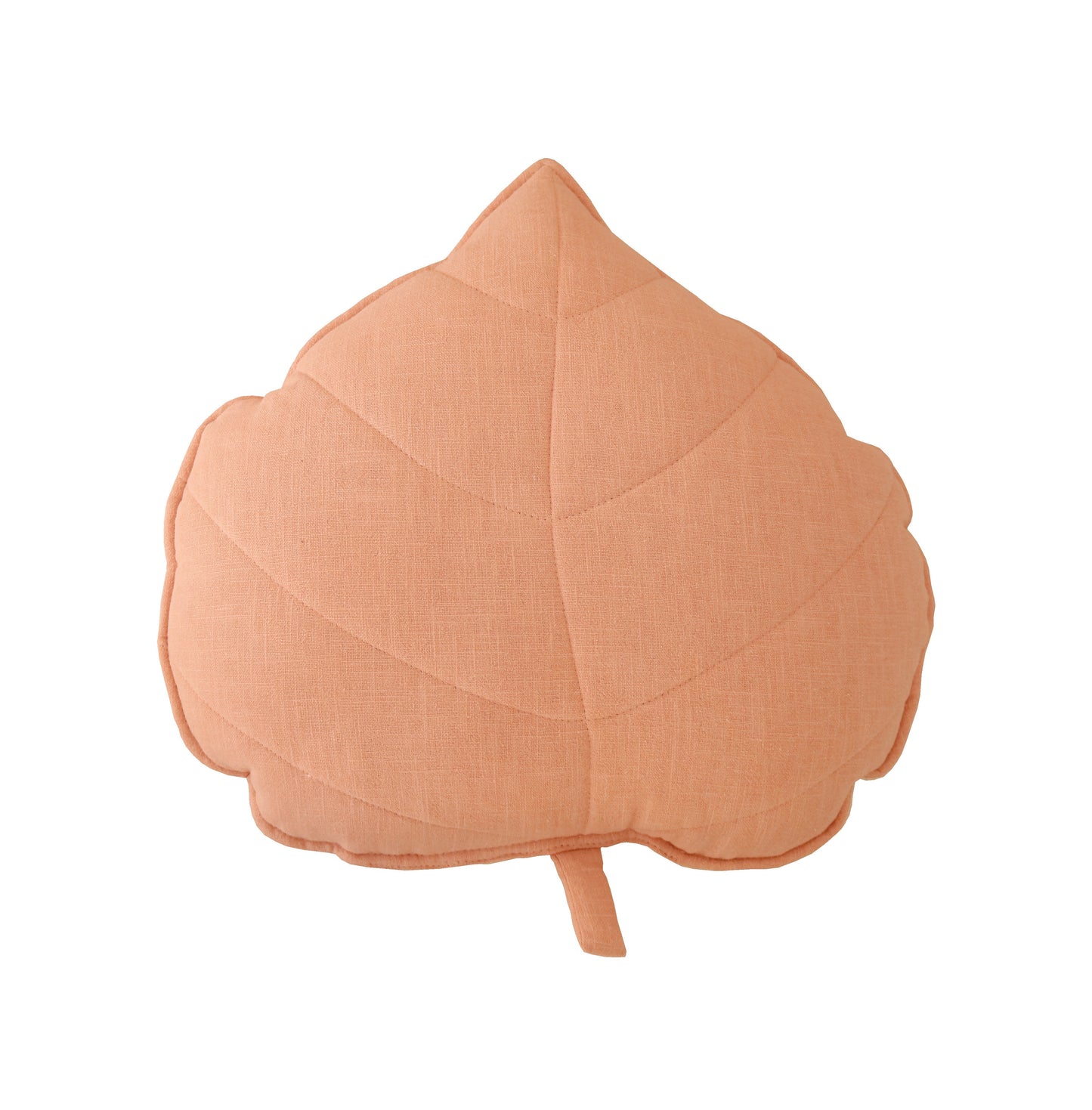 Linen “Light Pink” Leaf Pillow