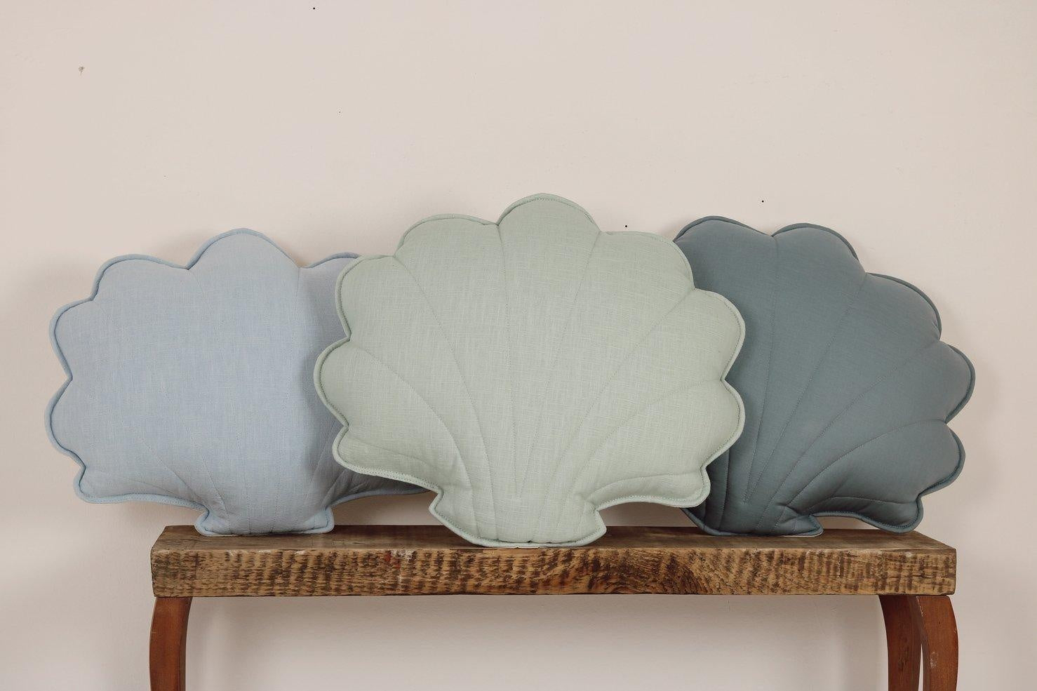 “Mint” Linen Shell Pillow