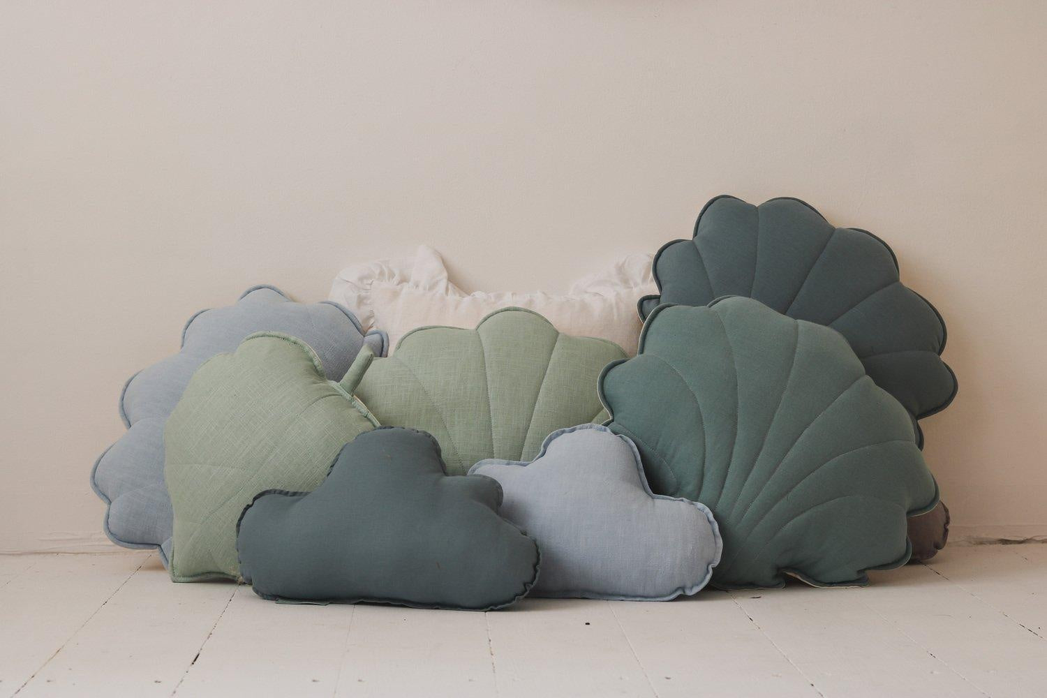 “Mint” Linen Shell Pillow