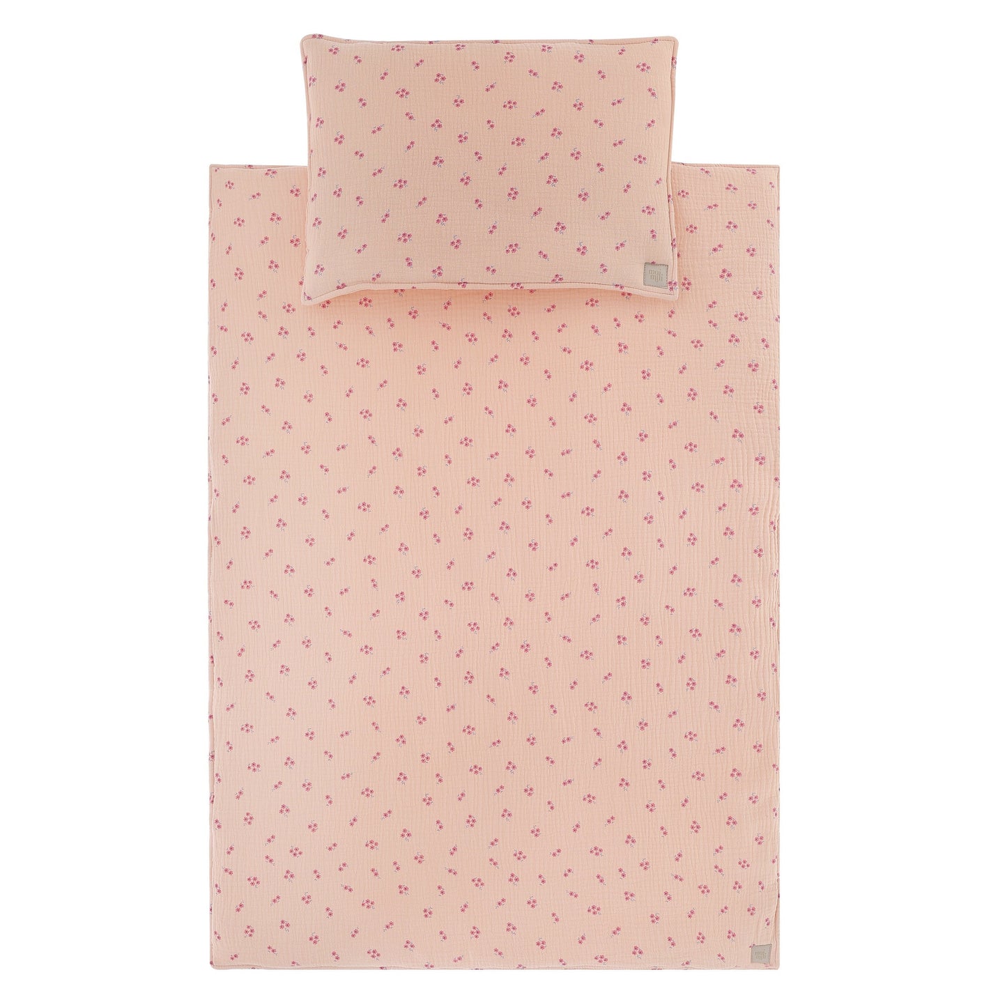 Muslin "Pink forget-me-not" Child Cover Set