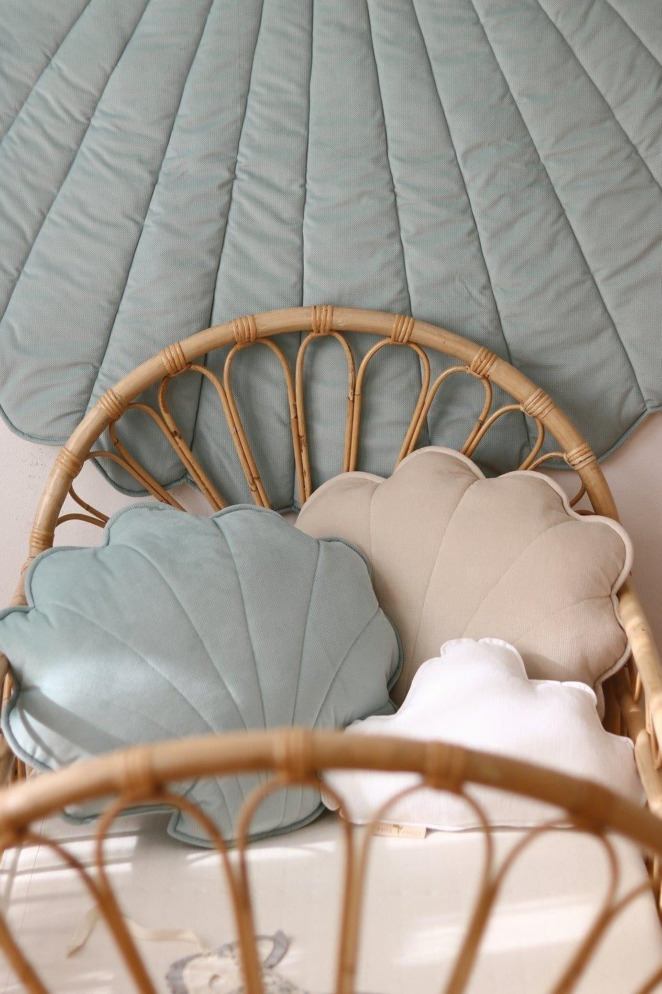 “Powder Mint” Velvet Shell Pillow