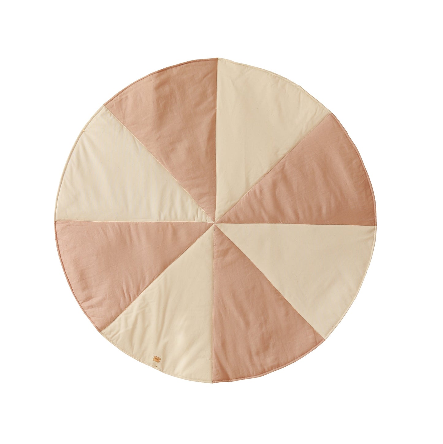 “Powder Pink Candy” Round Patchwork Mat