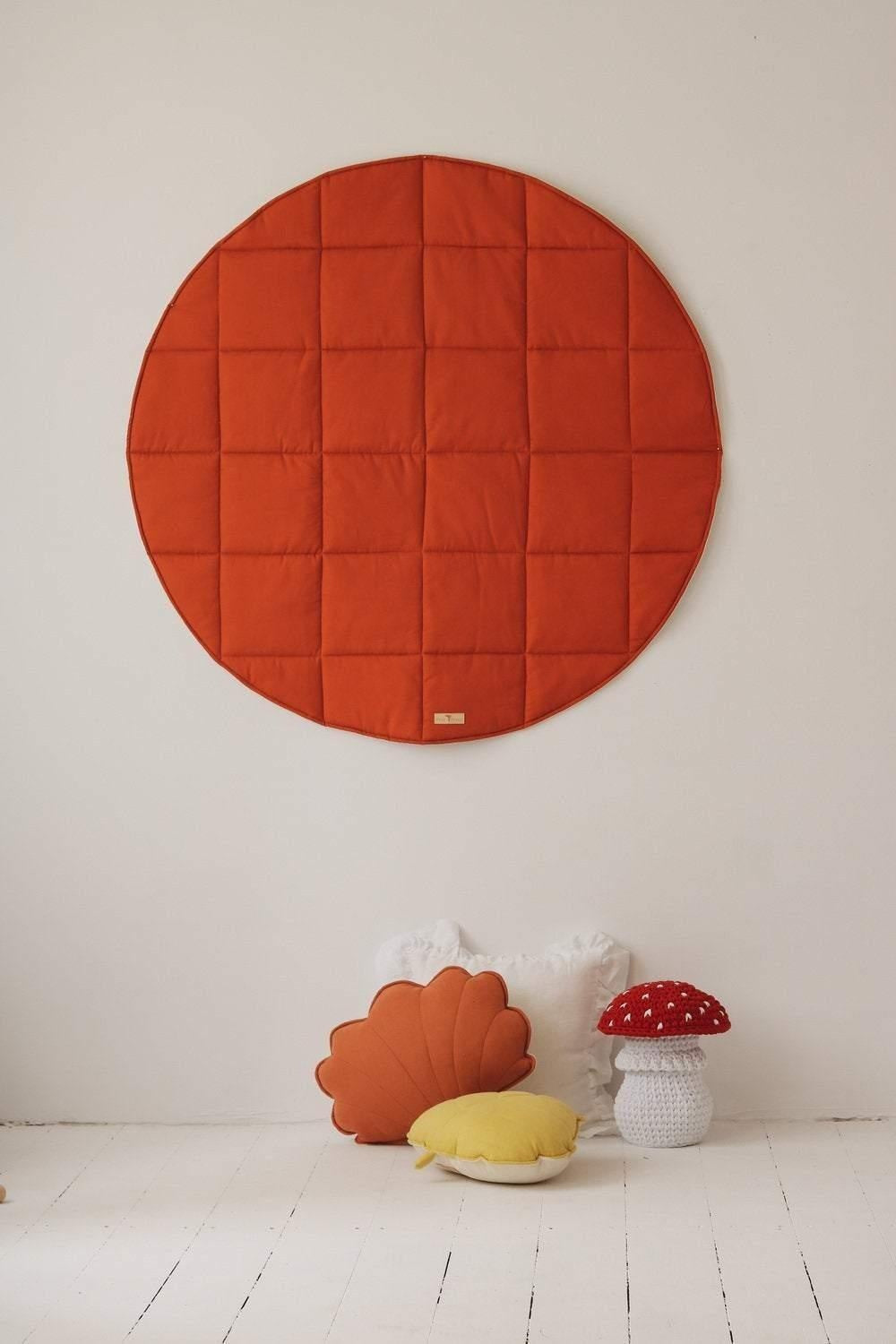 “Red Fox” Round Cotton Mat