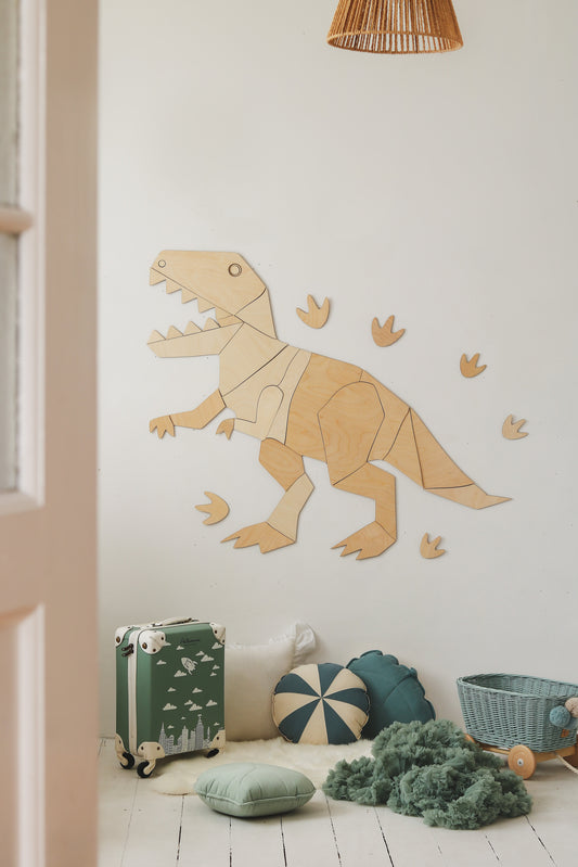 Dino T-Rex Wall Decoration Origami