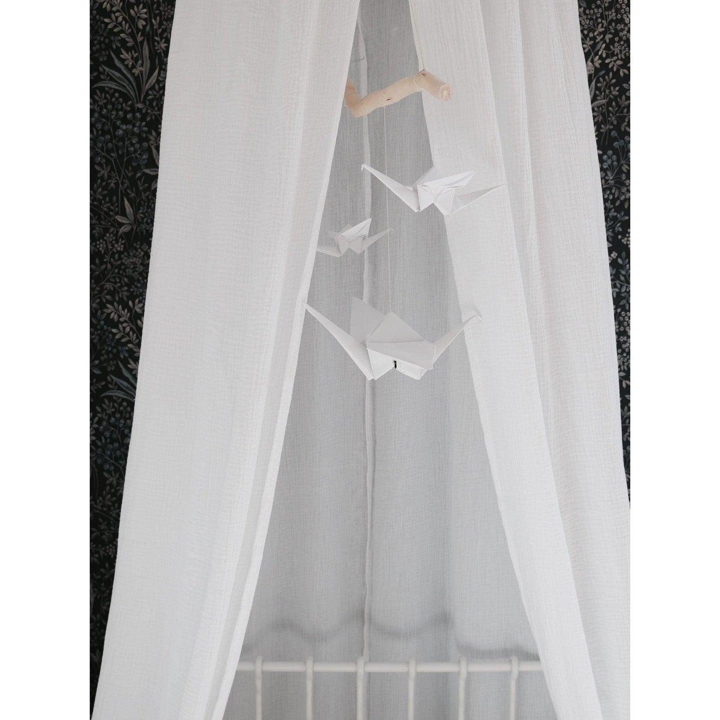 “White” Origami Nursery Mobile